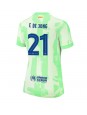 Billige Barcelona Frenkie de Jong #21 Tredjedrakt Dame 2024-25 Kortermet